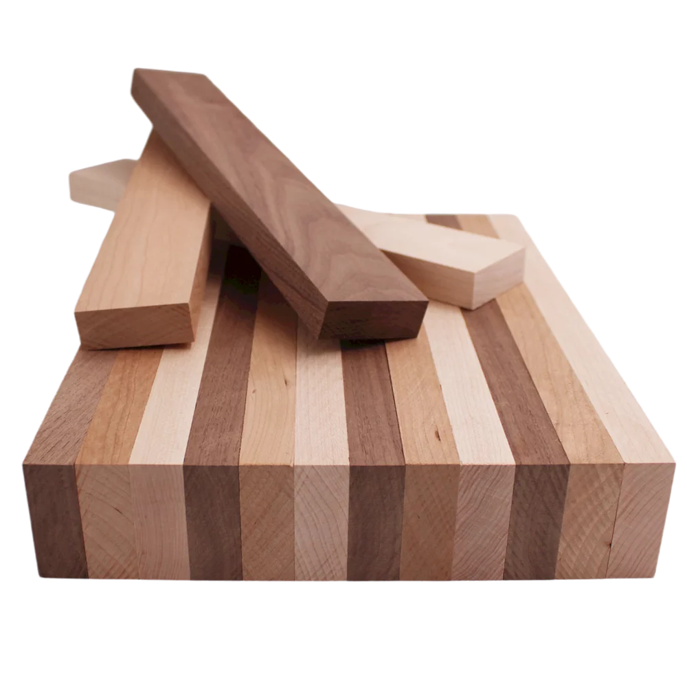 Walnut Maple Cherry Boards 3/4" x 2" 15 Pcs O6333