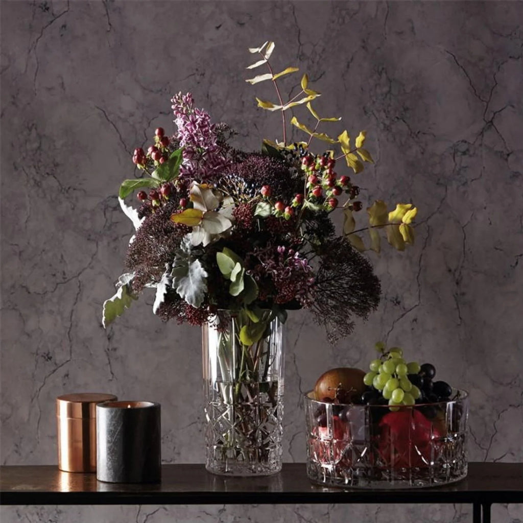 Clear Crystalline Vase 9 inches L649032