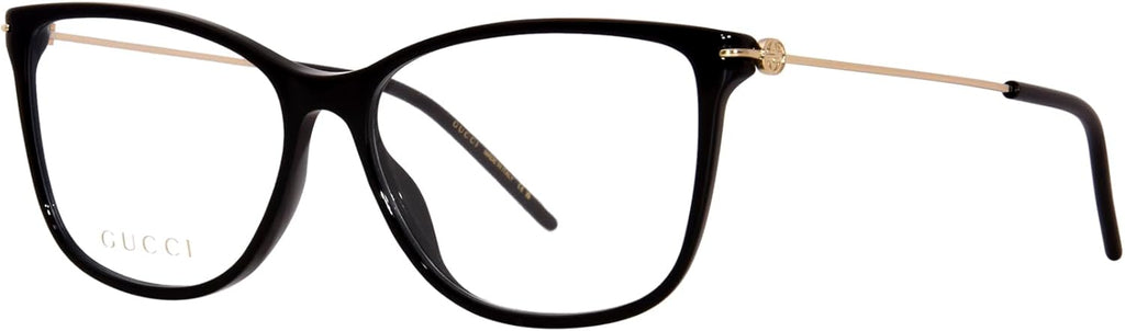 Black/Gold Full Rim Square Shape 53mm Eyeglasses X707