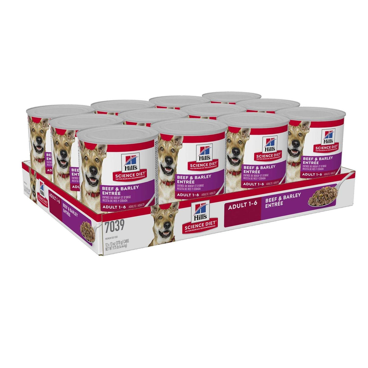 Adult Beef & Barley Entree Dog Food S64772