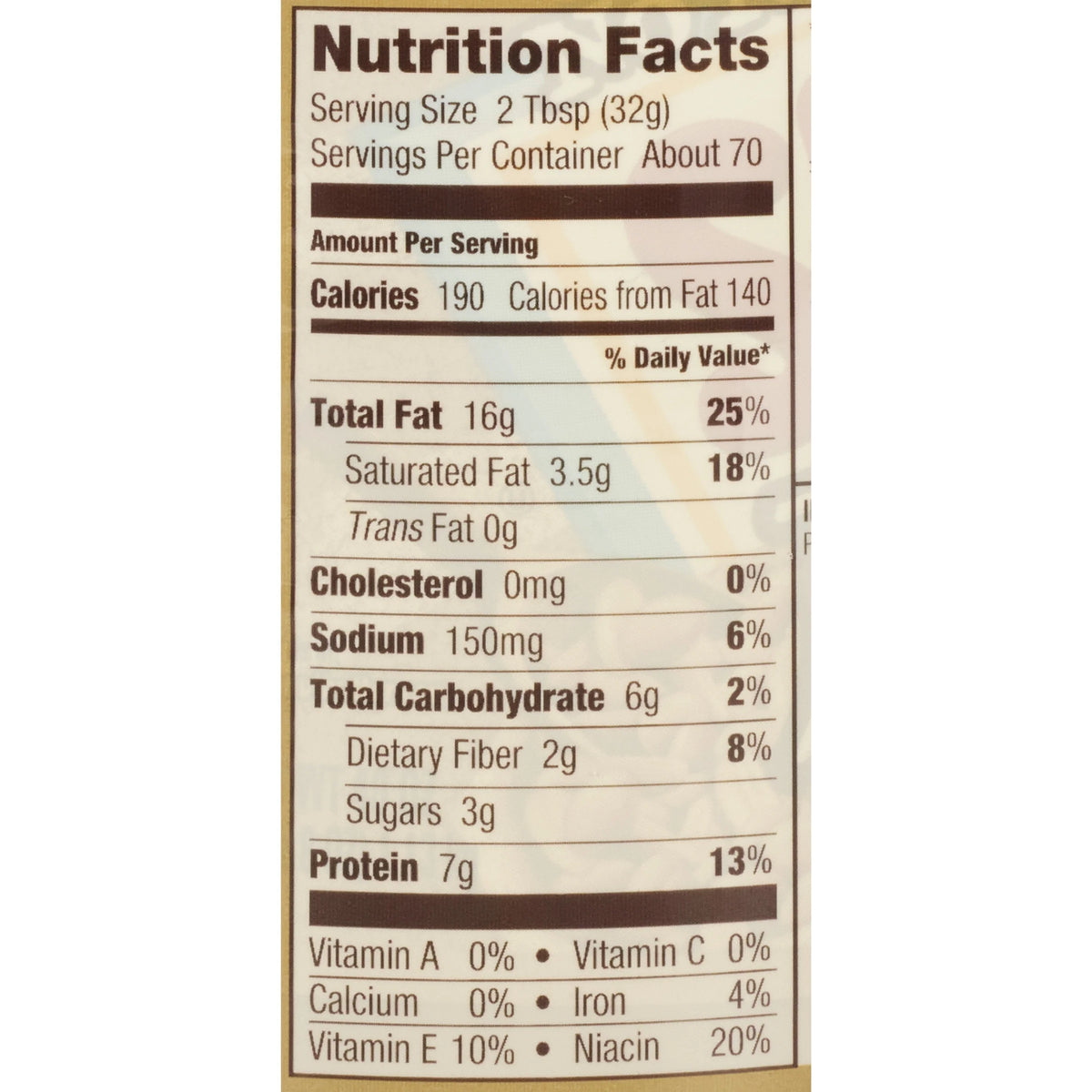 40 oz Plastic Jar Twin Pack Natural Creamy Peanut Butter Spread M201