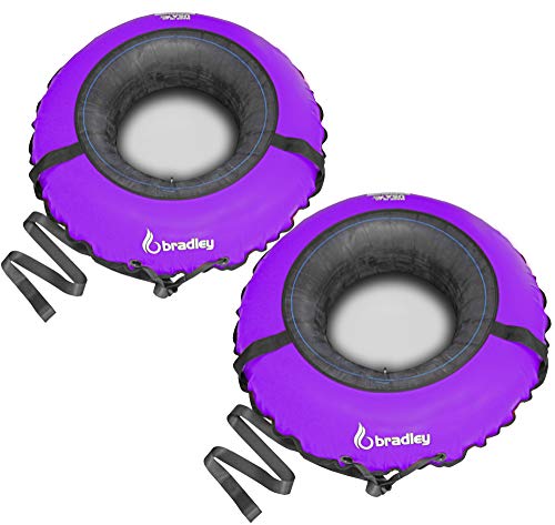 2 Pack Inflatable Sledding Tubes with Heavy Duty Cover F490