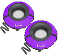 2 Pack Inflatable Sledding Tubes with Heavy Duty Cover F490