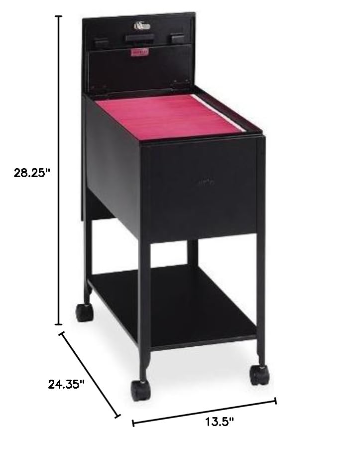 Mobile Tub File with Locking Lid K612