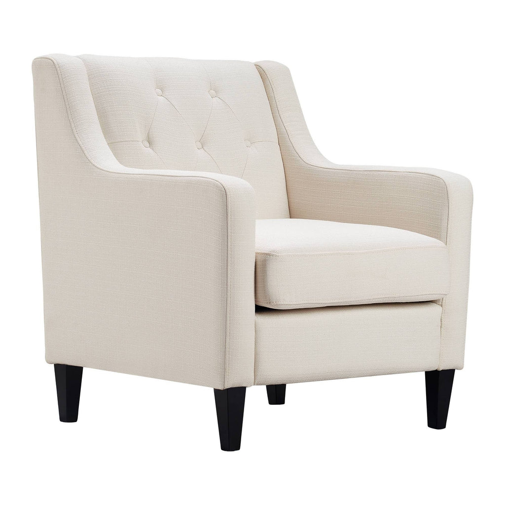 Cream Tufted Accent Chair O7401