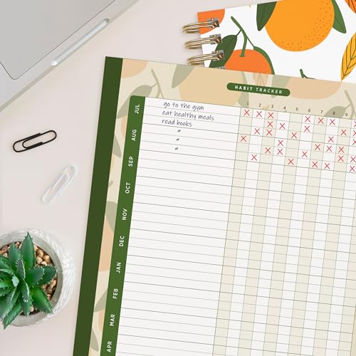 Large Spiral Bound Dated Calendar Organizer, 9 x 7.5 Q98814