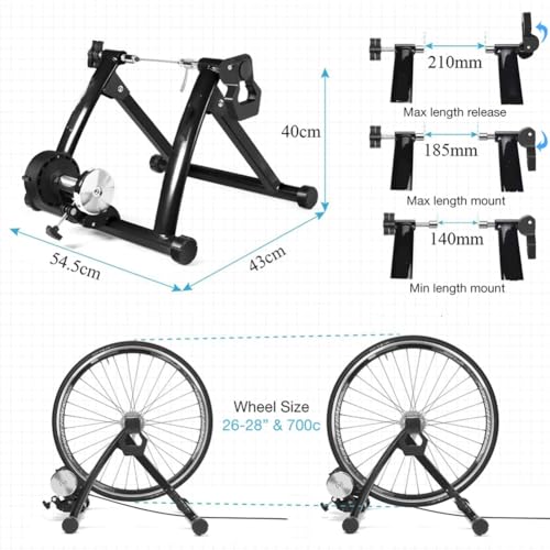 6 Gears Magnetic Bike Trainer Stand H86989