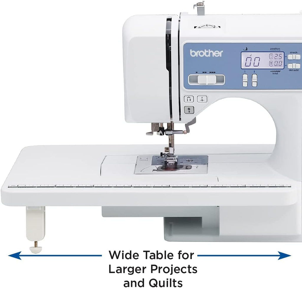 Computerized Sewing and Quilting Machine with 165 Built-in Stitches and LCD Display Y20656