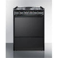 Black Coil Top Electric Range W5311