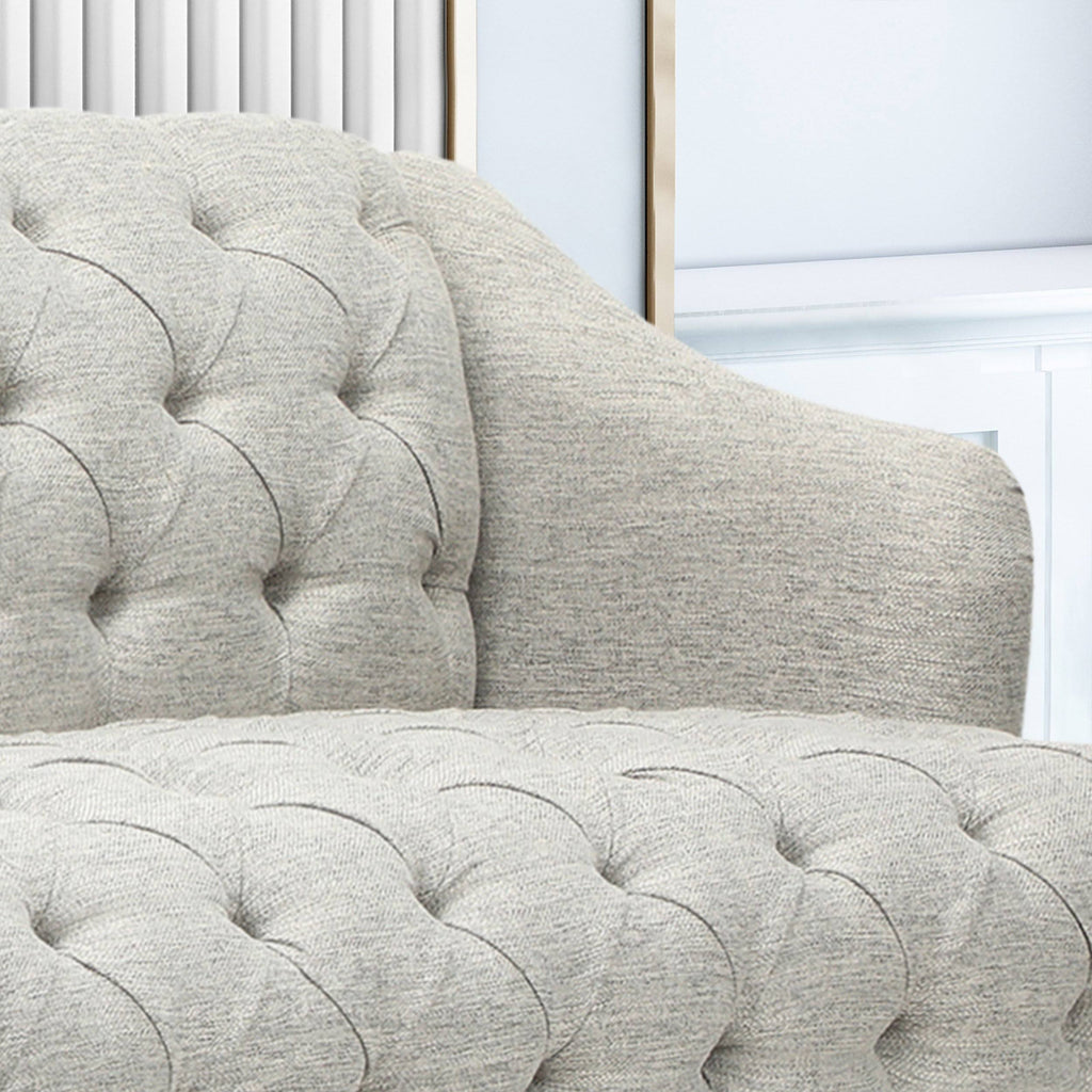 Light Blue Fabric 3 Seater Sofa D3530