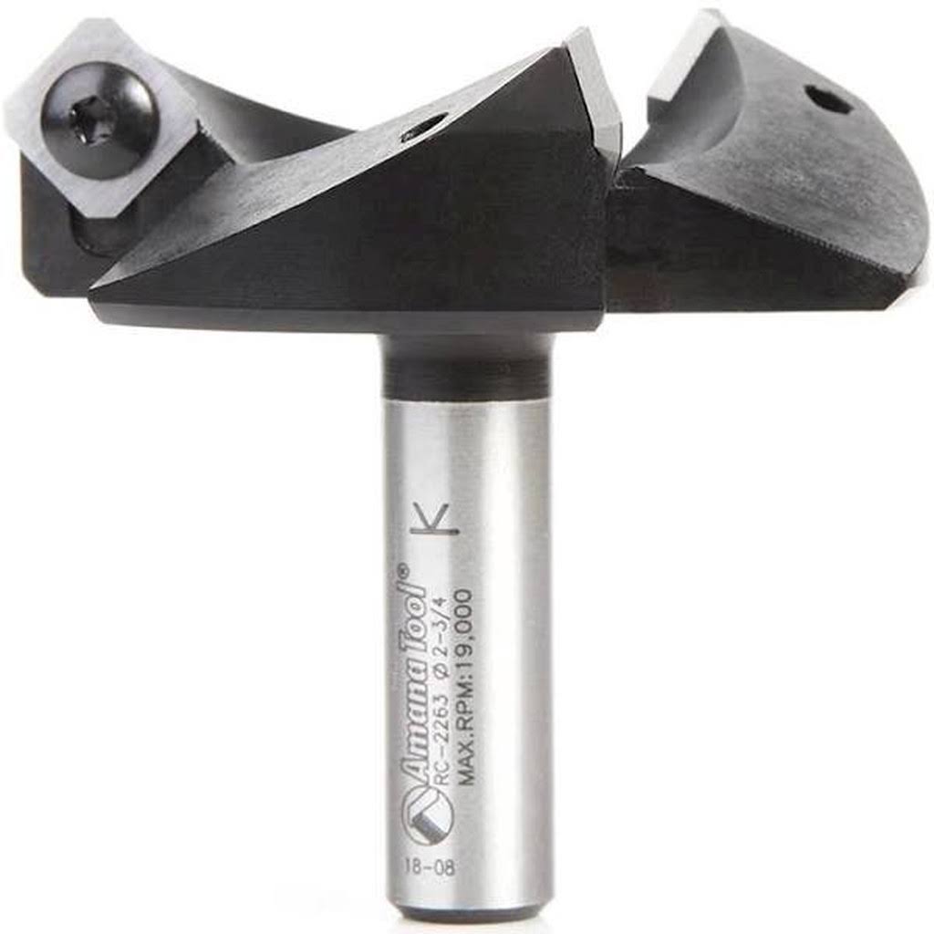 Heavy Duty CNC Spoilboard Insert Carbide 3 Wing Plunging Surfacing Planing Fly V135