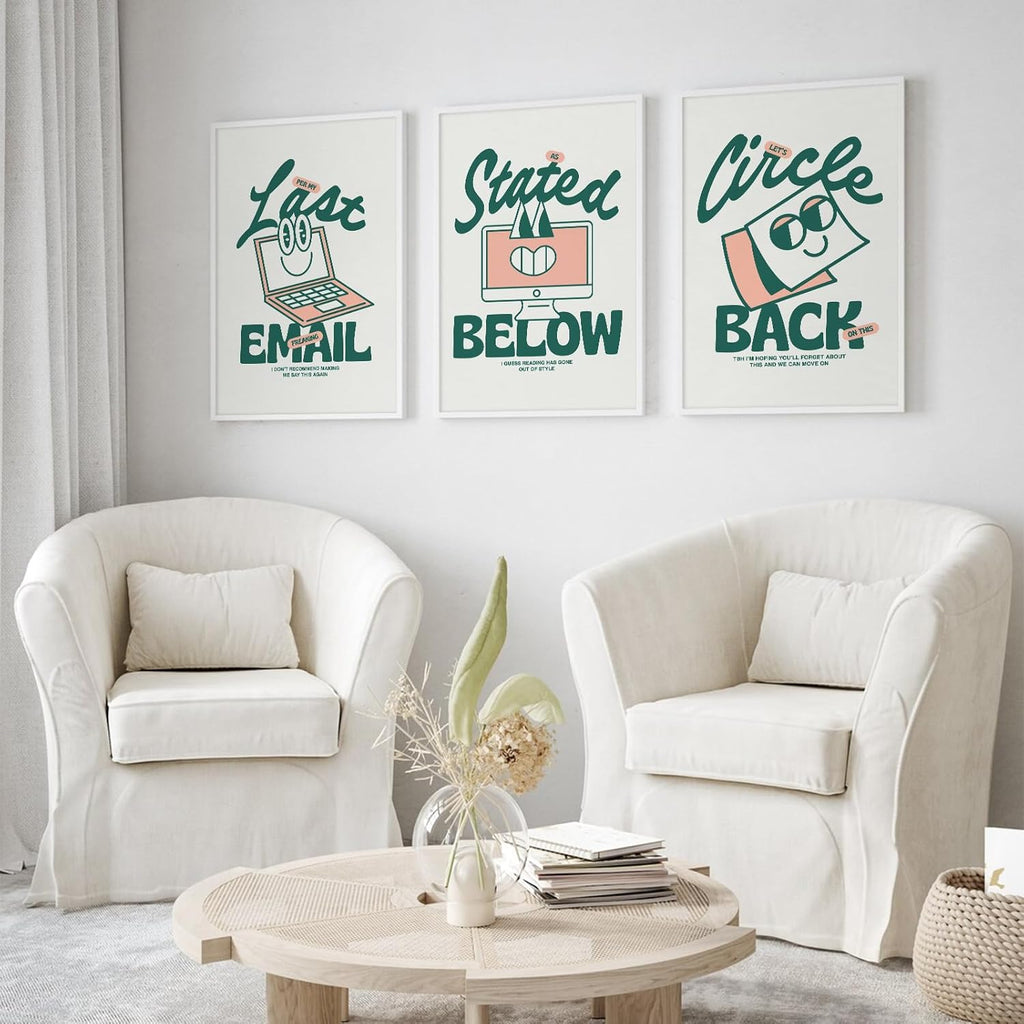 Set of 3 Unframed 12x16 Inch Canvas Wall Art Prints I78466