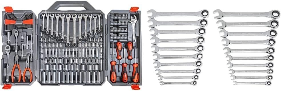 180 Pc. Professional Tool Set in Tool Storage Case S916193