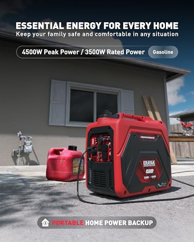 4500W Dual-Fuel Portable Inverter Generator U341079
