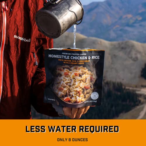 Freeze Dried Chicken and Rice Backpacking Food I89162