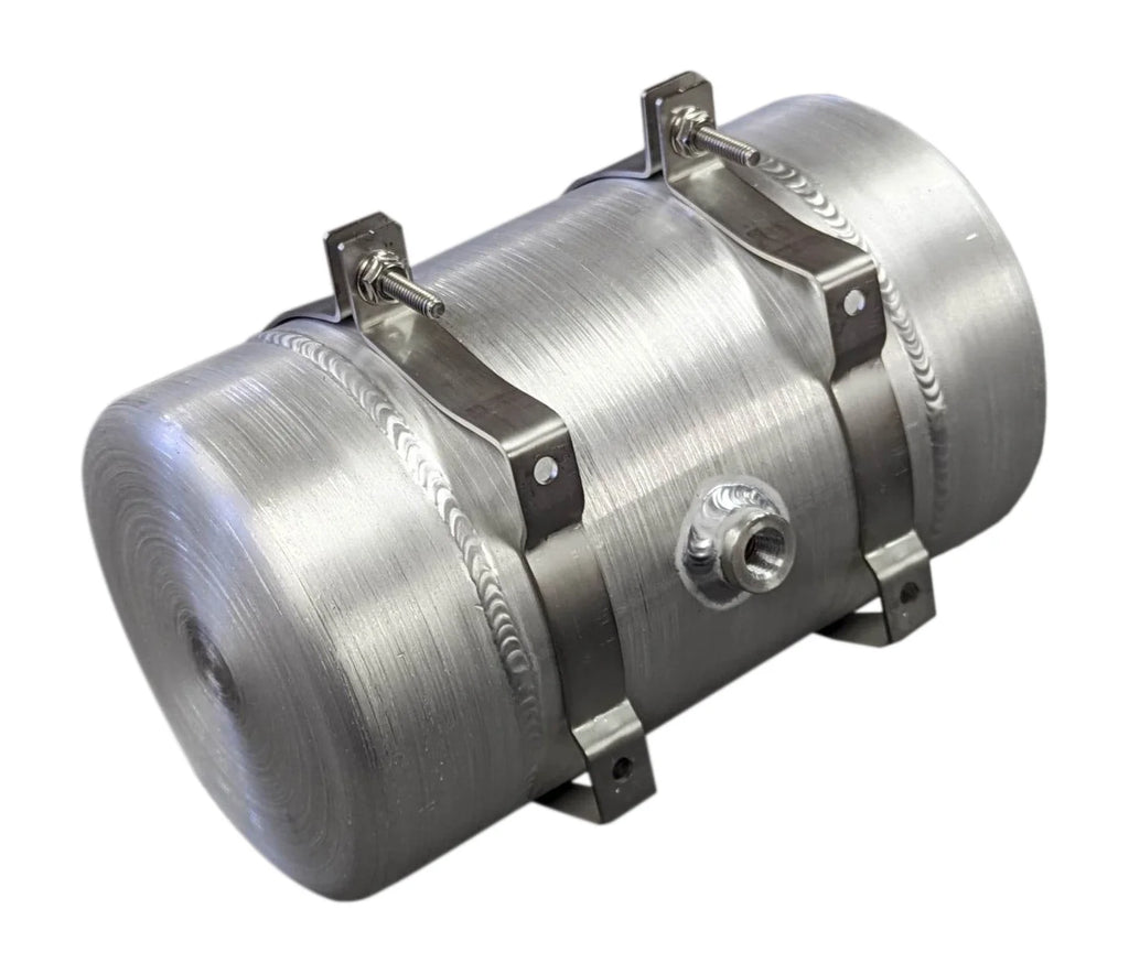 6x8 Round Spun Aluminum Gas Tank .80 Gallon J122