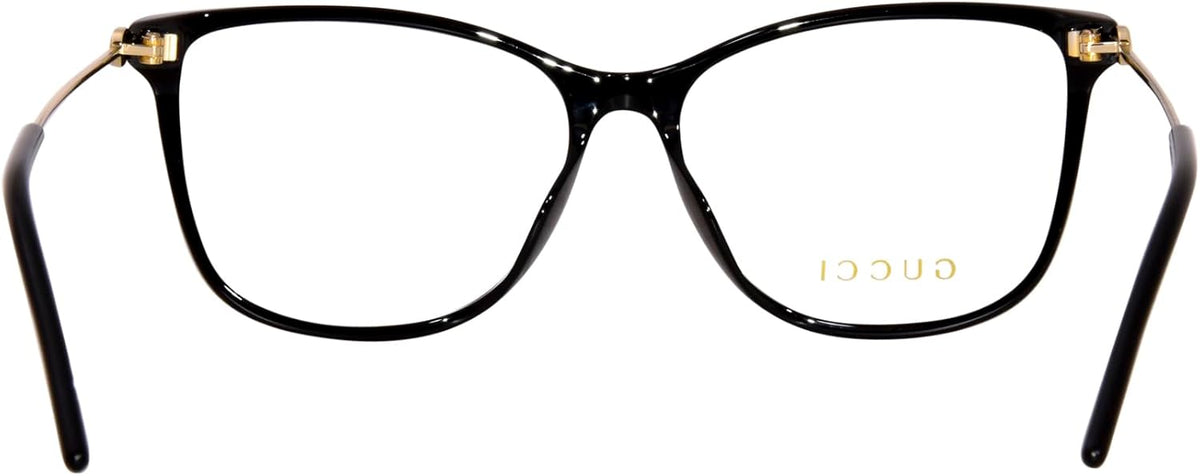 Black/Gold Full Rim Square Shape 53mm Eyeglasses X707