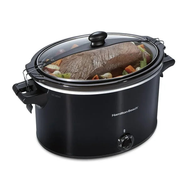 Extra Large 10 Quart Black Slow Cooker K175