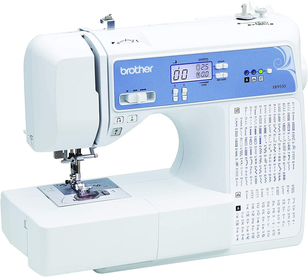 Computerized Sewing and Quilting Machine with 165 Built-in Stitches and LCD Display Y20656