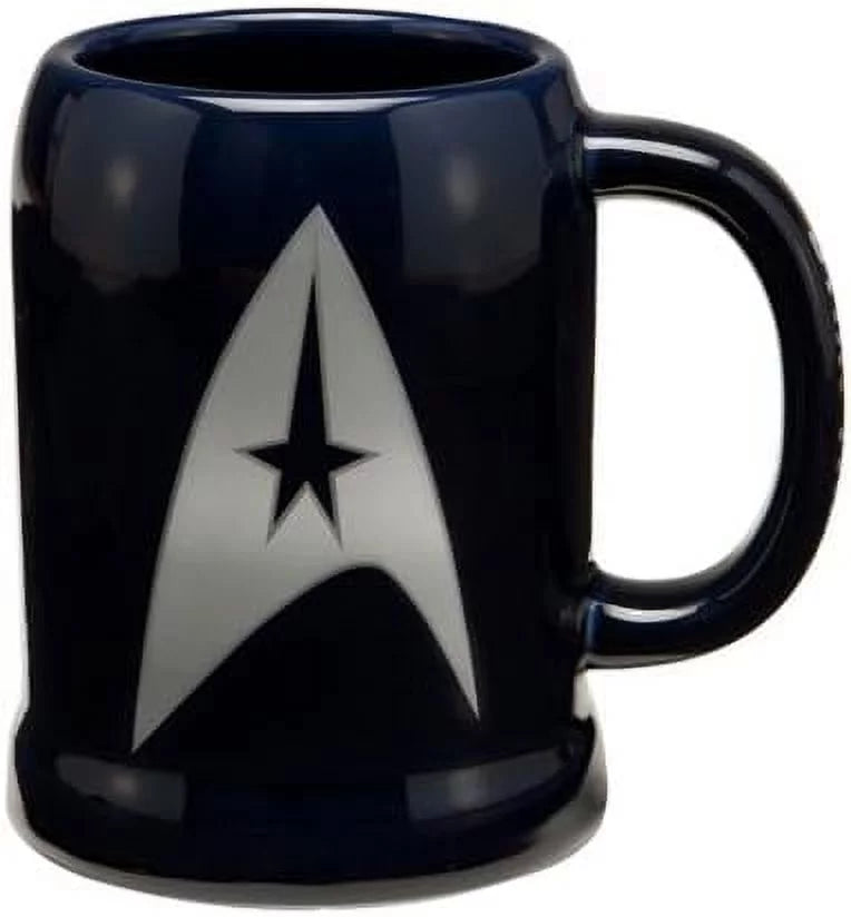 20 Oz Ceramic Stein Blue E3405