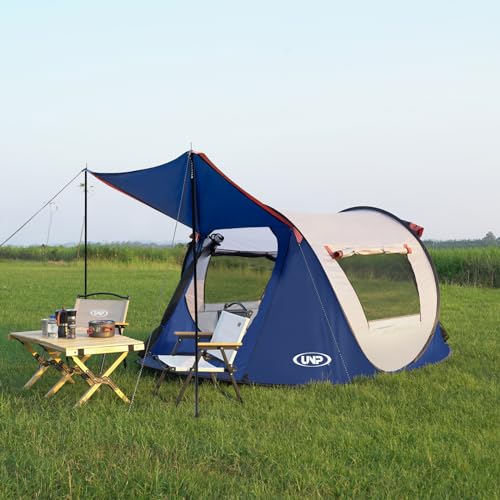 3 Person Instant Pop Up Camping Tent with Carrying Bag I5308