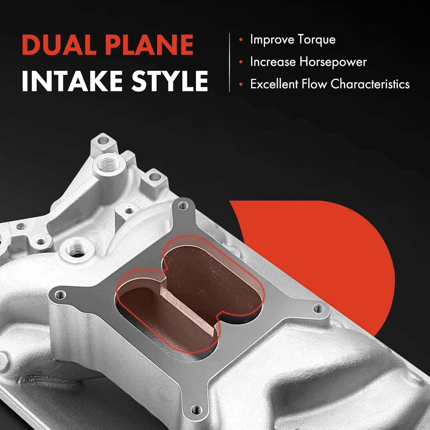 Aluminum Dual Plane High-Rise Intake Manifold N690
