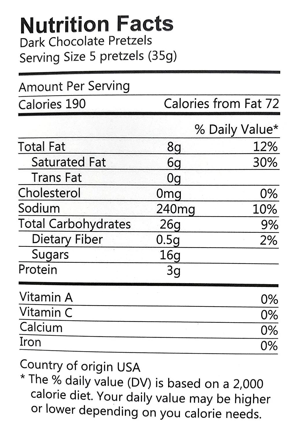 Dark Chocolate Covered Salted Pretzels, 40 Ounces V912196