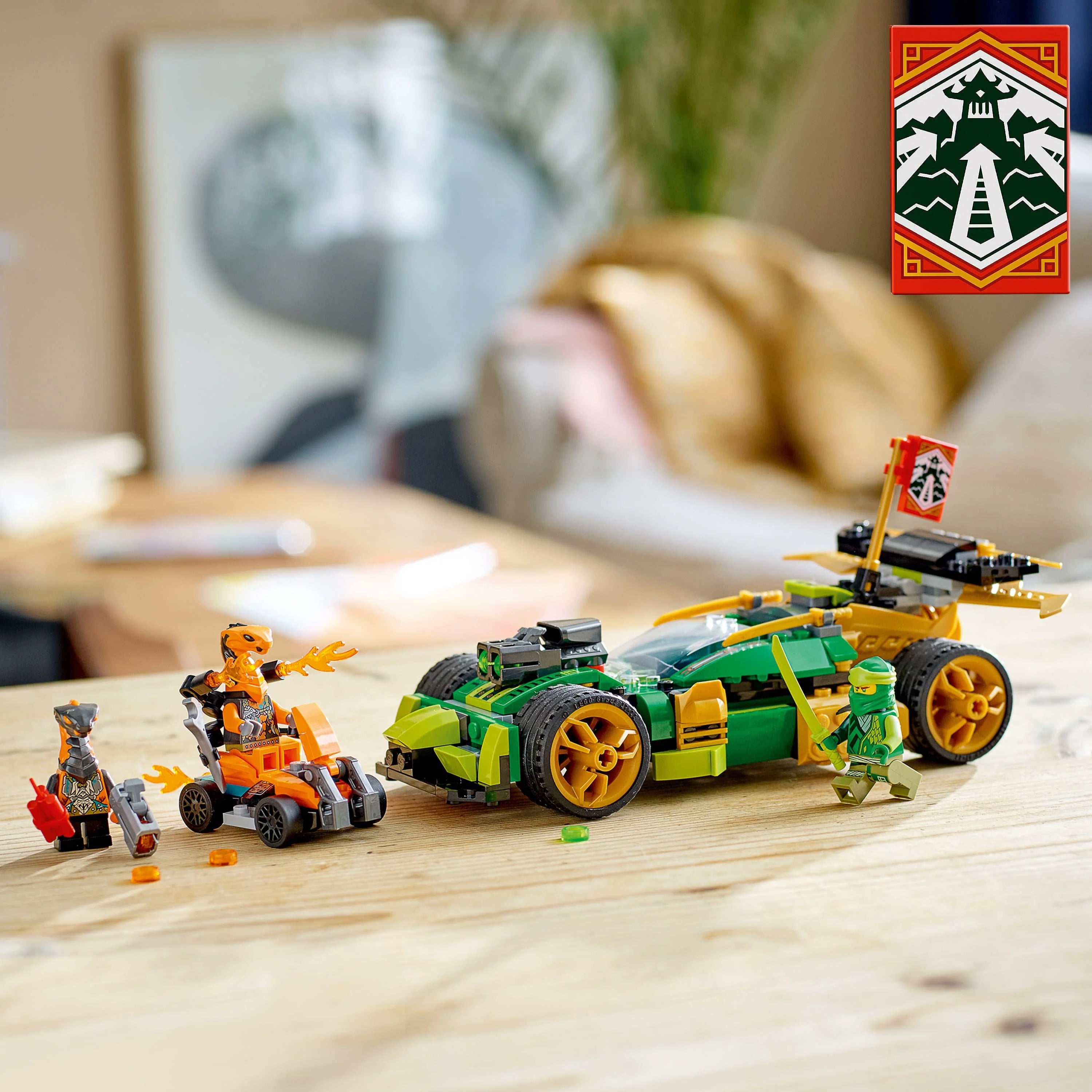 Race Car Toys with Quad Bike and Snake Figures N8174