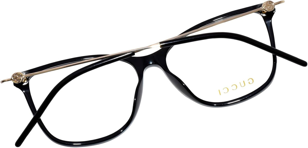 Black/Gold Full Rim Square Shape 53mm Eyeglasses X707