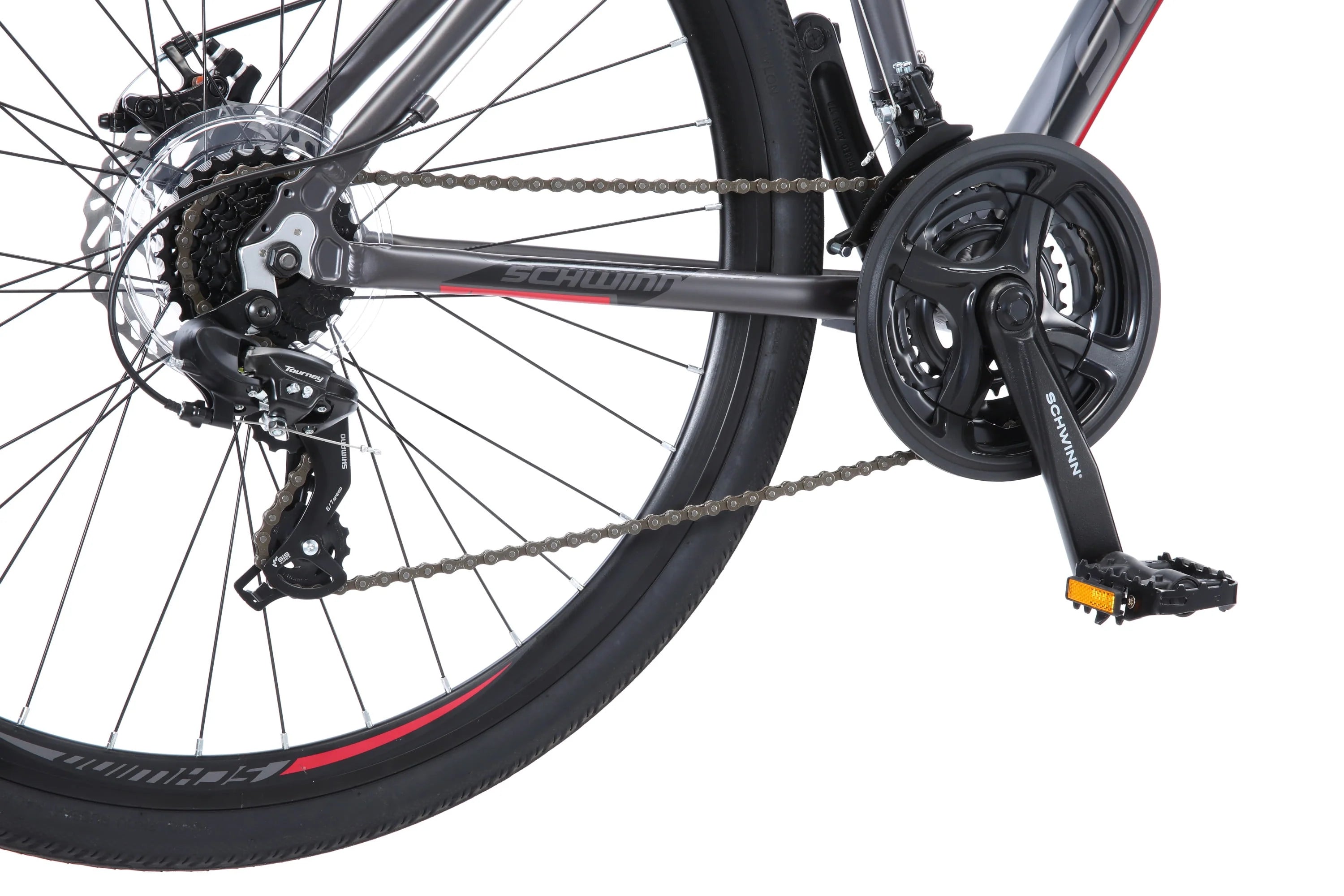 700c 21 Speed Grey Hybrid Bike L388089