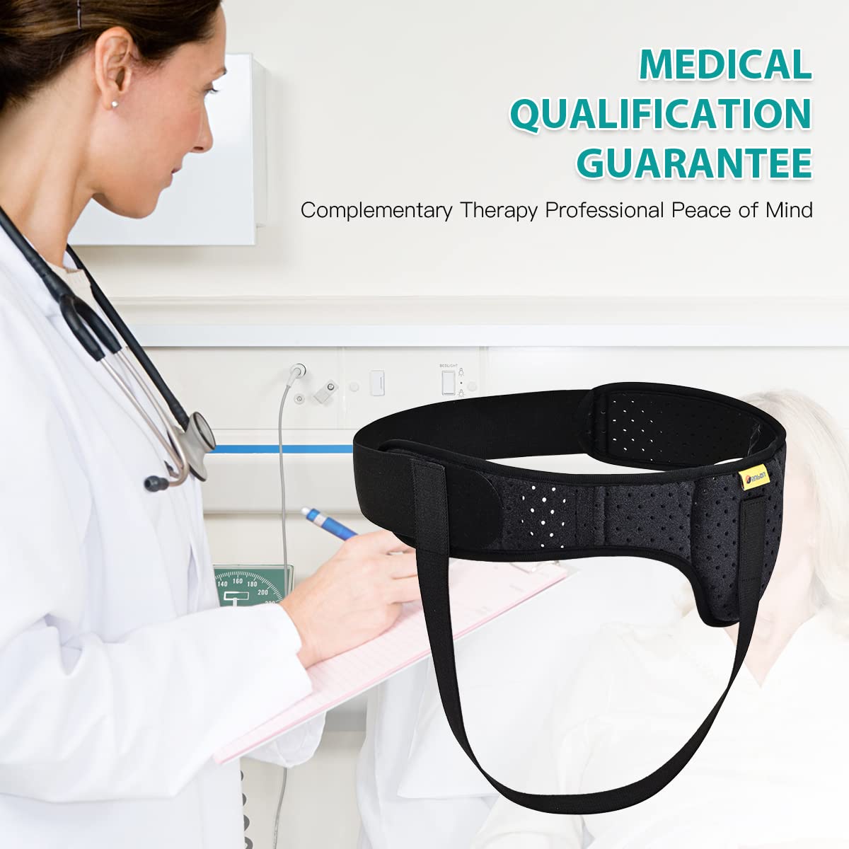 Hernia Belt Truss with Removable Compression Pads E712645