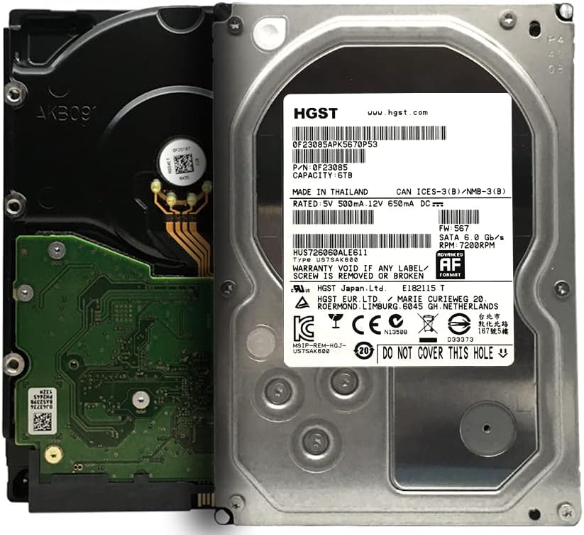 6TB 7200RPM 128MB Cache SATA 6Gb/s 3.5-inch Enterprise Hard Drive Pack of 2 B181