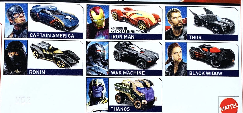 Set of 7 Diecast Cars G458