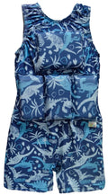 Blue Dino Medium Swimwear Flotation Lifevest Z1376