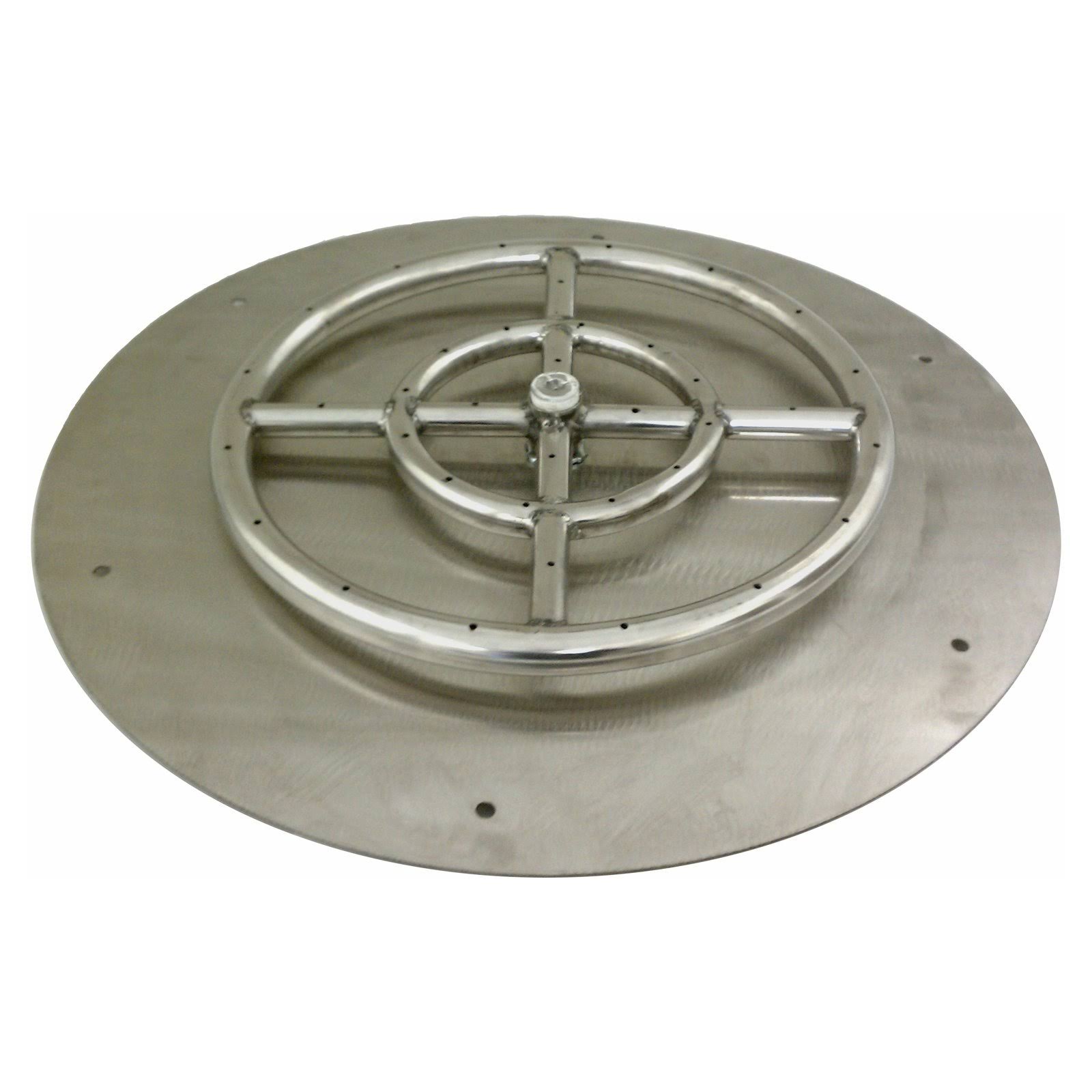 Round Stainless Steel Fire Pit Burner Pan 30-Inch D1432