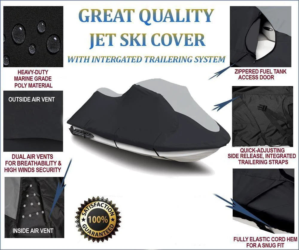 Black/Grey Jet Ski PWC Cover A229
