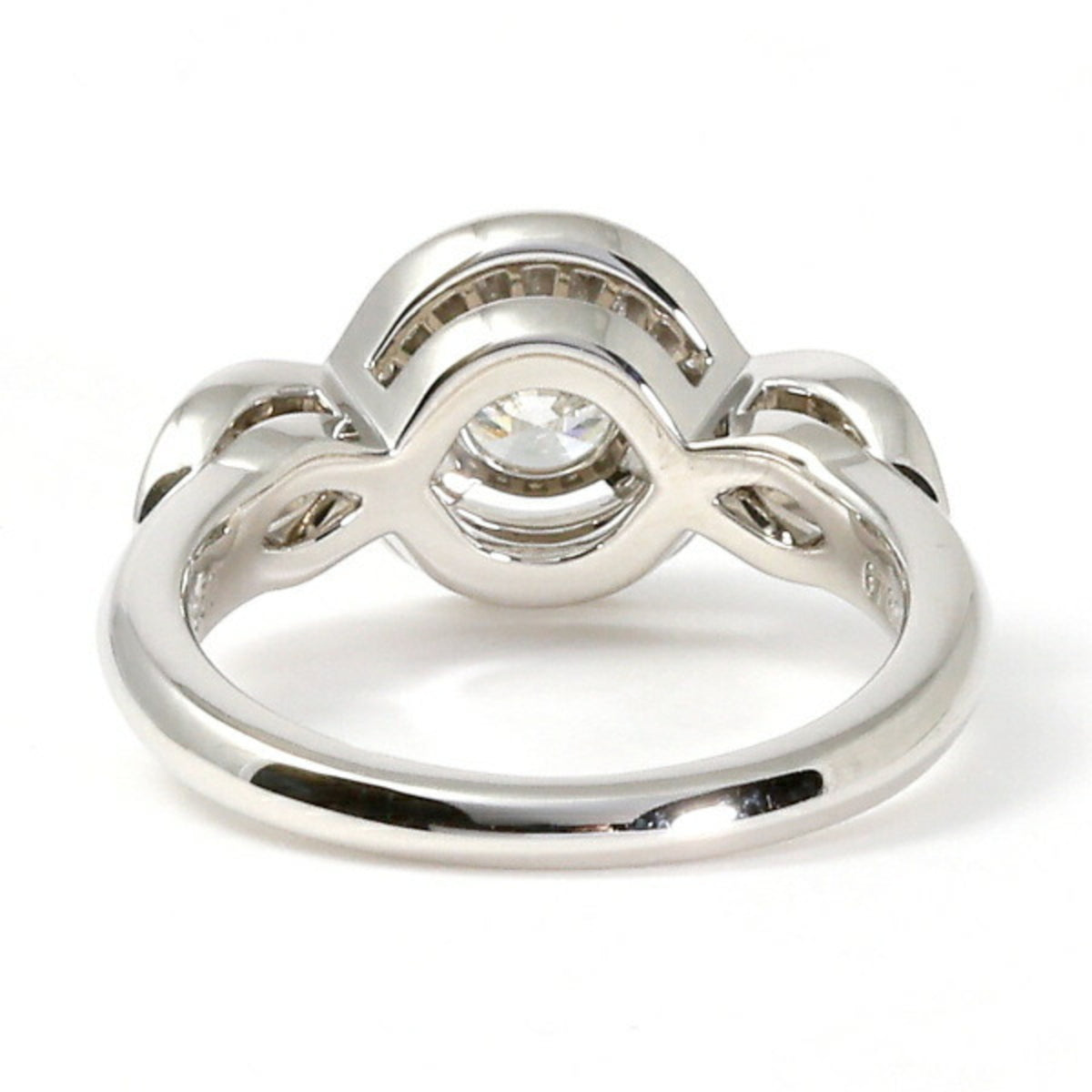 Lily Cluster Engagement Ring PT950 M69705
