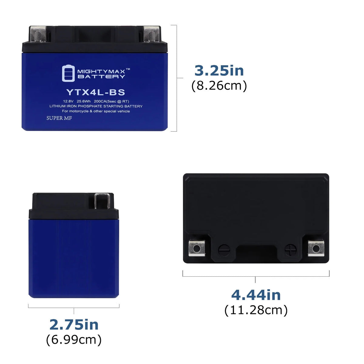 4 Pack Lithium Replacement Battery for Honda Scooters E9005