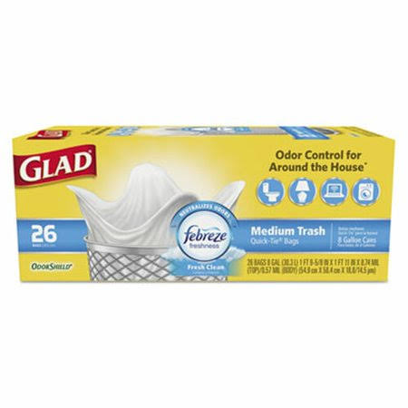 Medium Quick-Tie Trash Bags 8 Gal White W555002