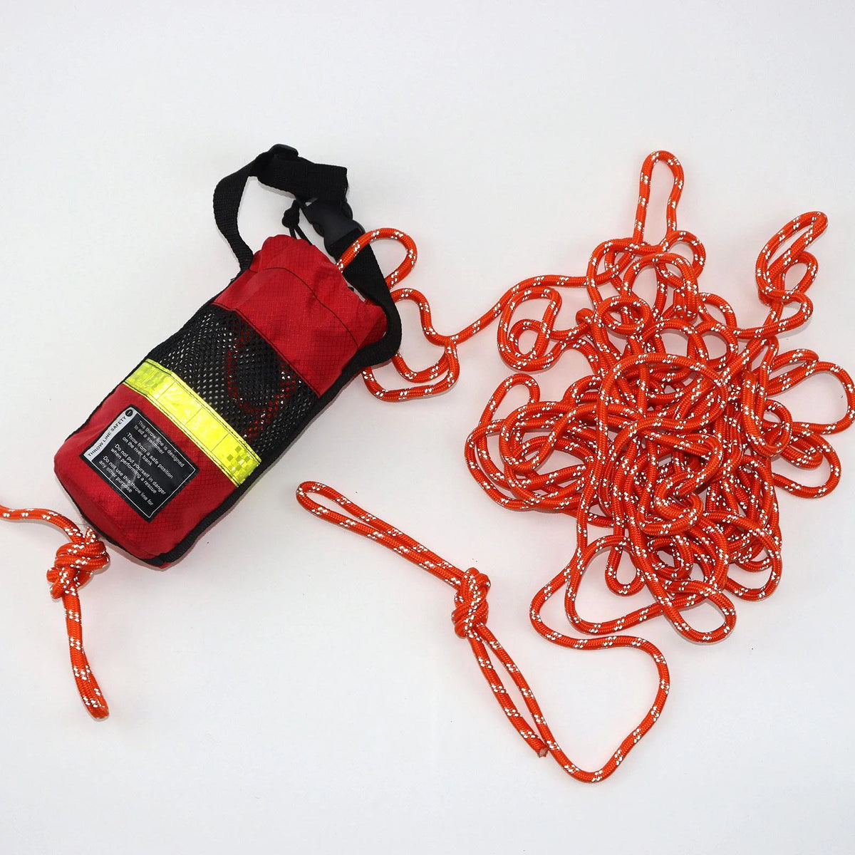 Throw Bag Kayaking High Visibility Throwable Reflective Marine Lightweight Throw Rope I214