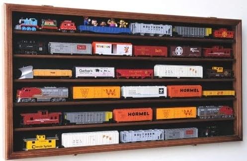 Cherry Display Case Cabinet Wall Rack E4787