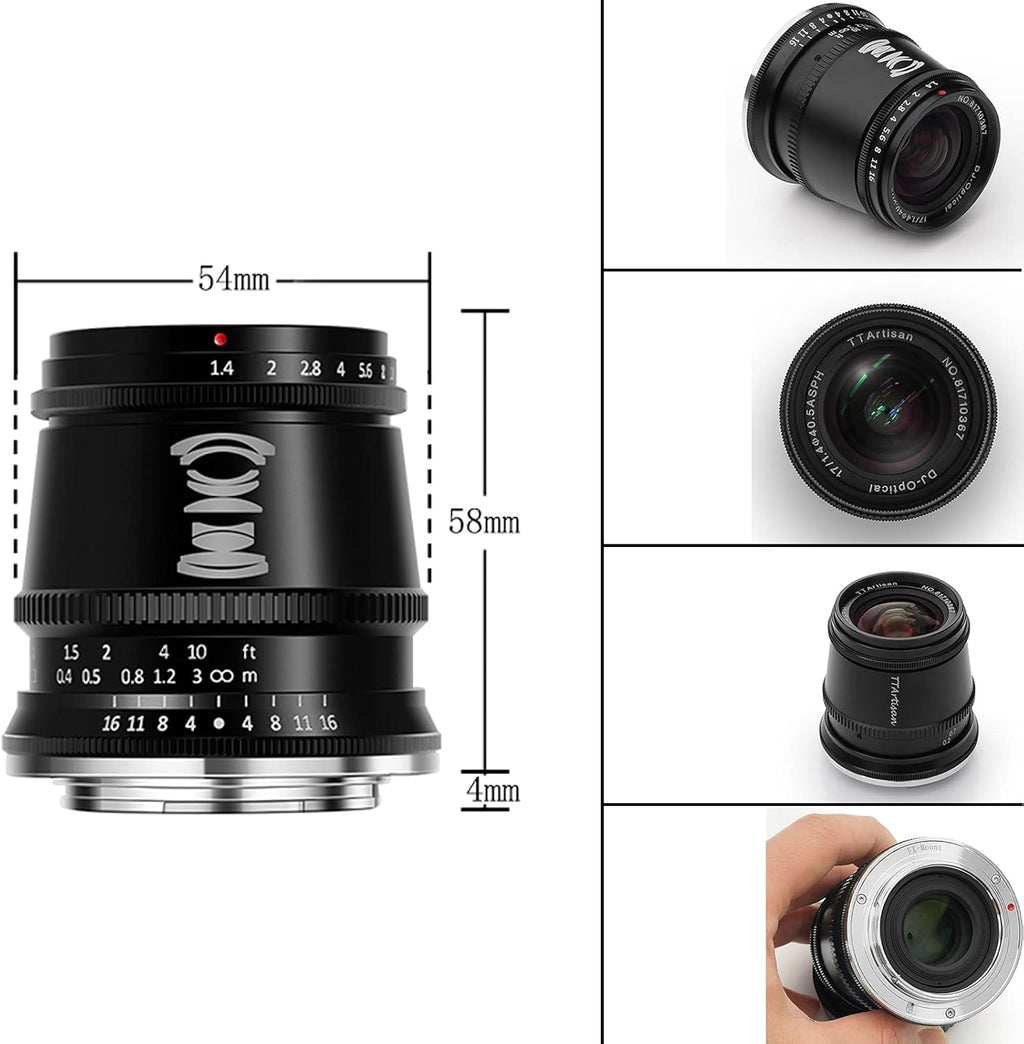 17mm f1.4 APS-C Wide Angle Camera Lens R823