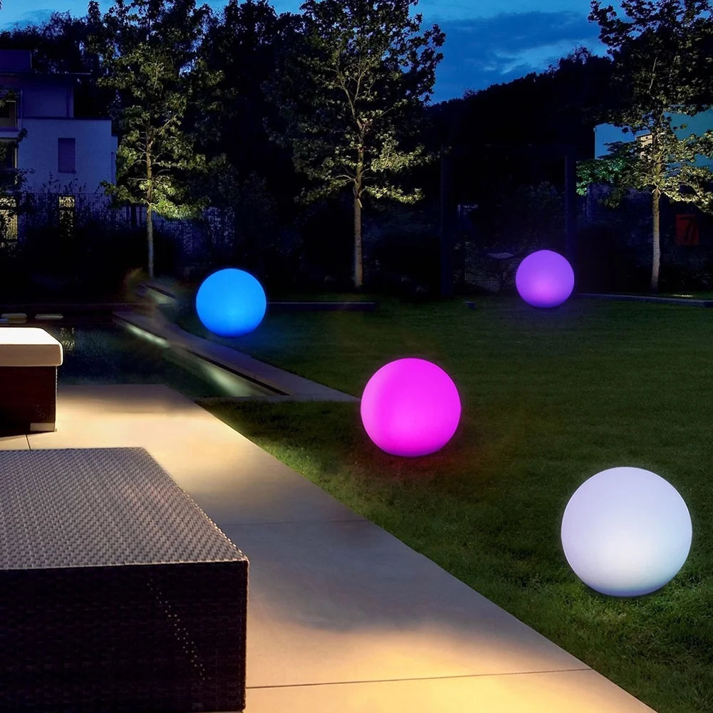 Glow PVC Inflatable LED Light Up Beach Ball with Remote Control E987