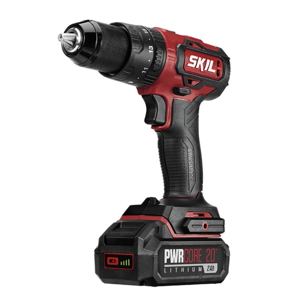20V Brushless 1/2 inch Hammer Drill Kit Y596