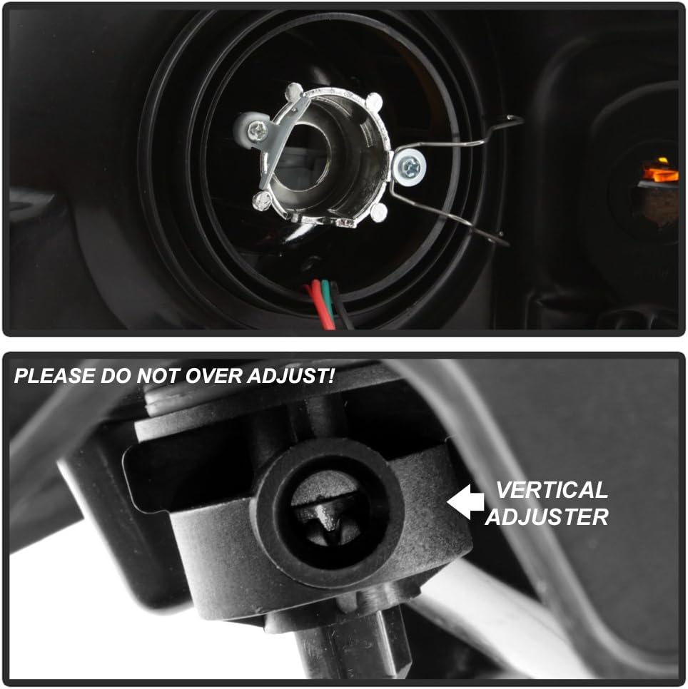 Black Housing LED Projector Headlights for Ford F150 Pickup K732