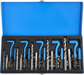 131PC SAE Thread Repair Kit, HSS Drill Helicoil Kit Standard A7937