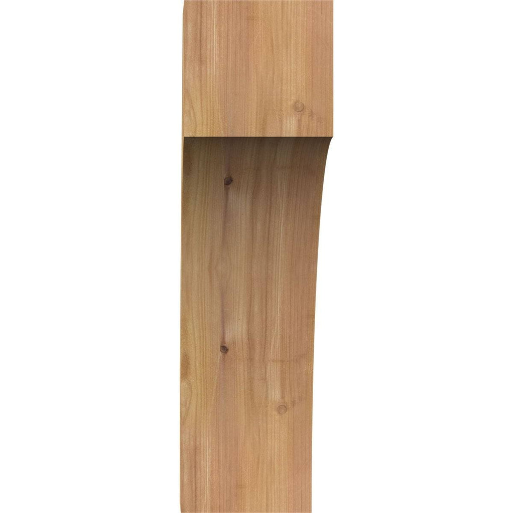 6x22W x 12x22D x 16x22H Rough Sawn Brace, Western Red Cedar D683