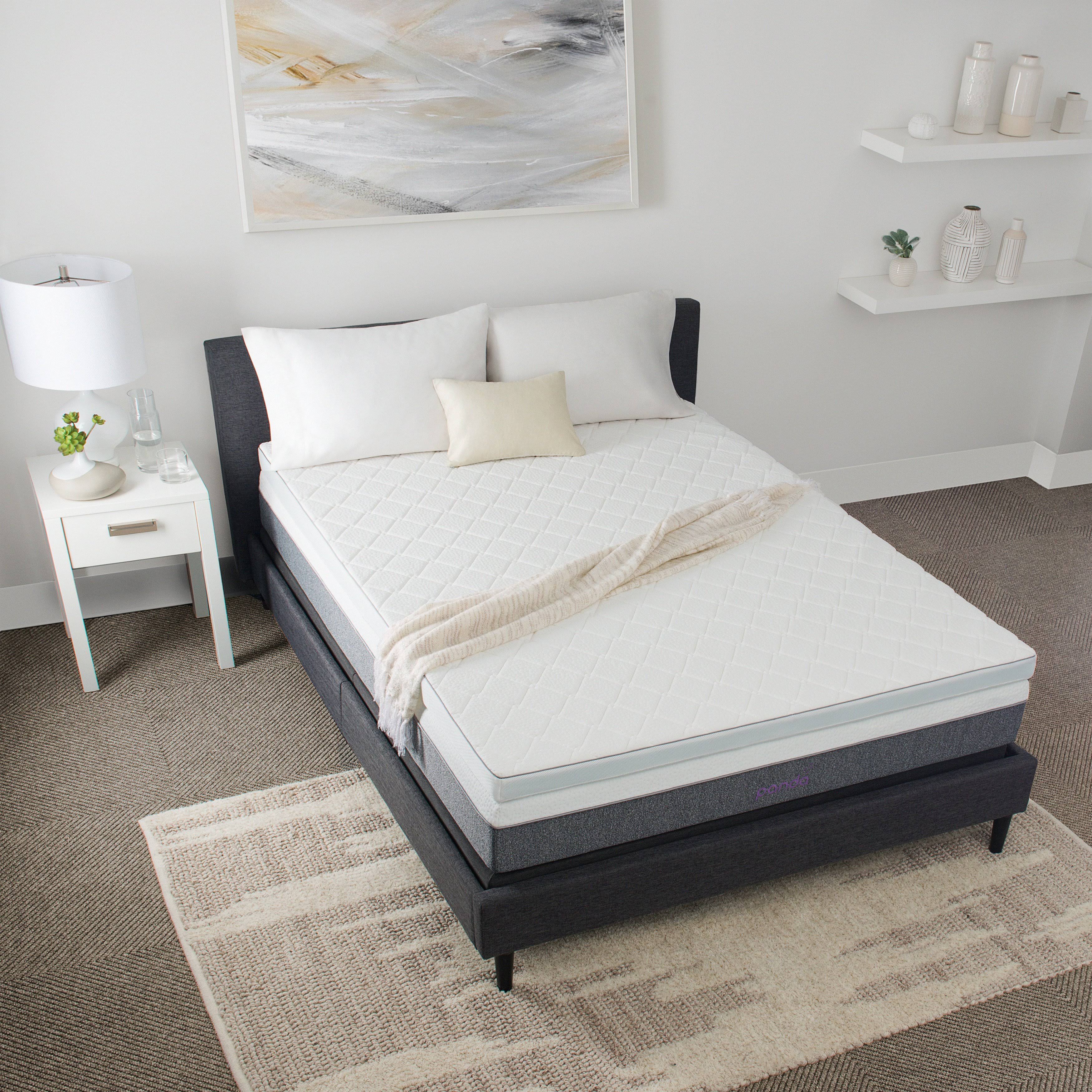 King Memory Foam Mattress Topper with Cover D260