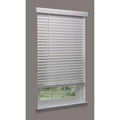 Cordless Faux Wood Blind, white, 24-3/4x22w x 3 U590021