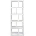 Pure White 5 Level Bookcase V7611